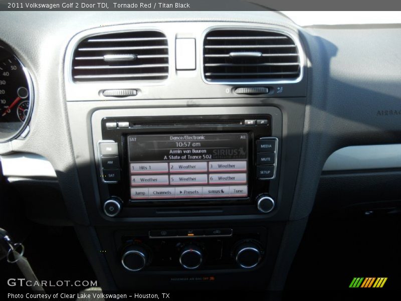 Tornado Red / Titan Black 2011 Volkswagen Golf 2 Door TDI