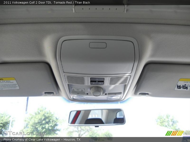 Tornado Red / Titan Black 2011 Volkswagen Golf 2 Door TDI