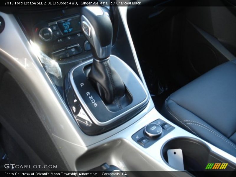 Ginger Ale Metallic / Charcoal Black 2013 Ford Escape SEL 2.0L EcoBoost 4WD