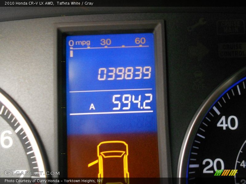Taffeta White / Gray 2010 Honda CR-V LX AWD