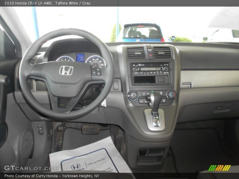 Taffeta White / Gray 2010 Honda CR-V LX AWD