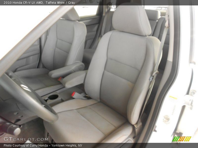 Taffeta White / Gray 2010 Honda CR-V LX AWD