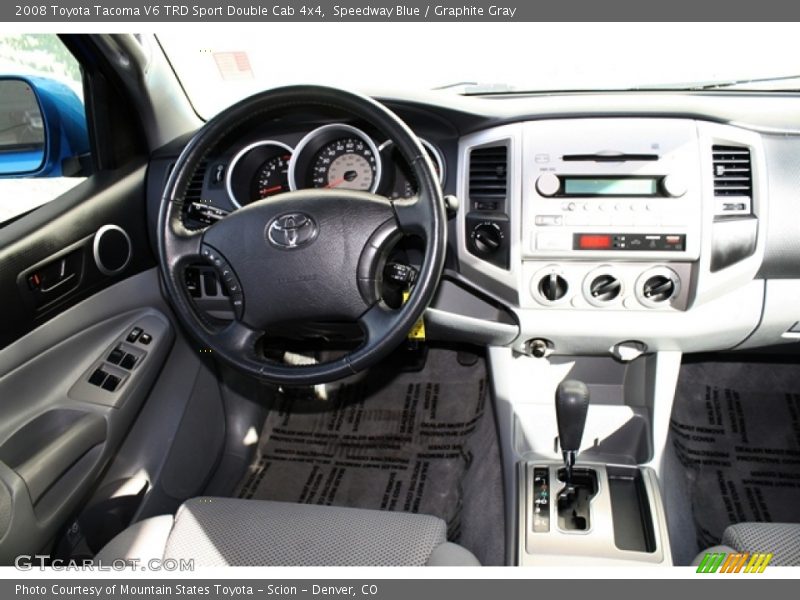 Speedway Blue / Graphite Gray 2008 Toyota Tacoma V6 TRD Sport Double Cab 4x4