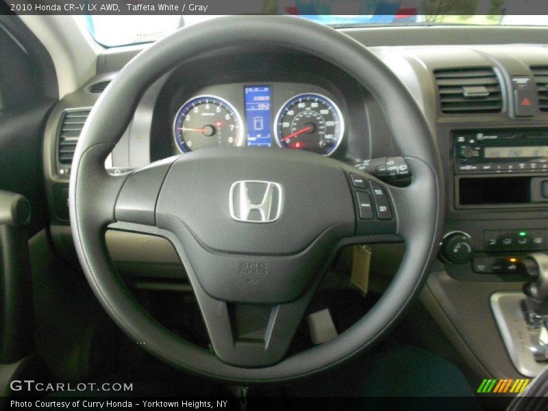 Taffeta White / Gray 2010 Honda CR-V LX AWD