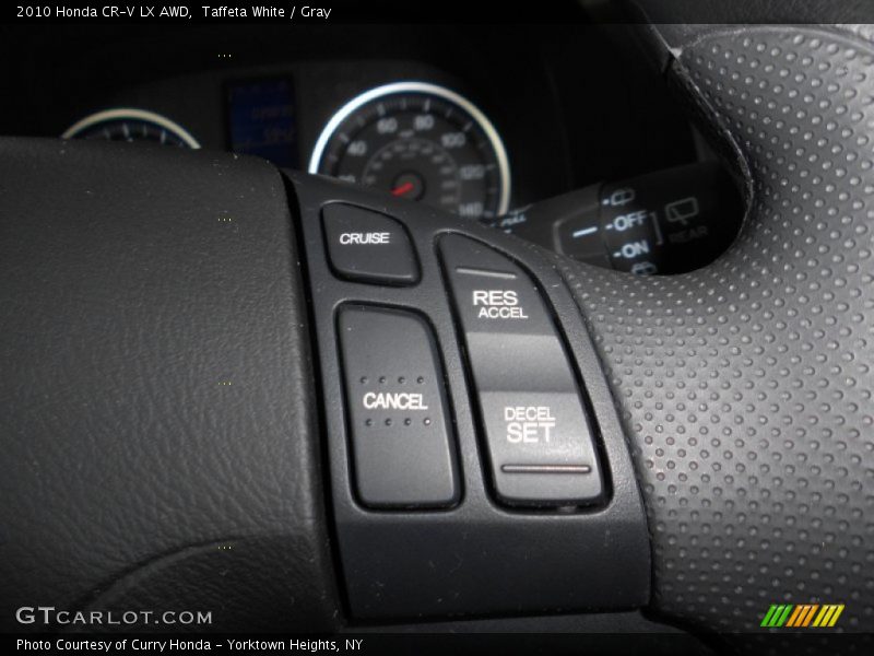 Taffeta White / Gray 2010 Honda CR-V LX AWD