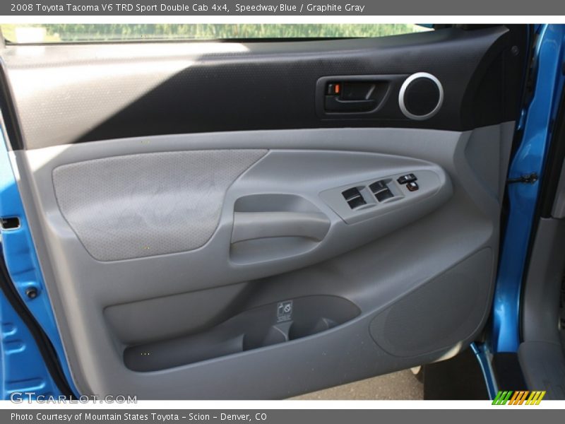 Speedway Blue / Graphite Gray 2008 Toyota Tacoma V6 TRD Sport Double Cab 4x4