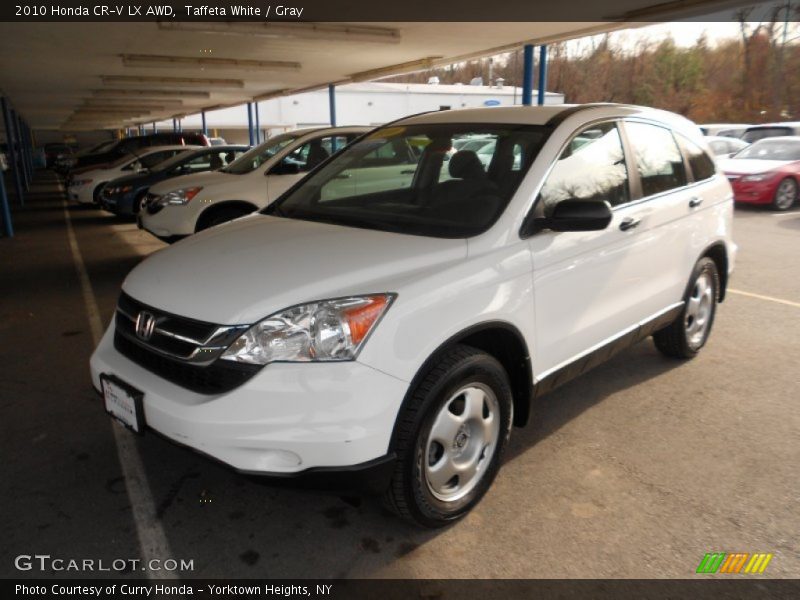 Taffeta White / Gray 2010 Honda CR-V LX AWD