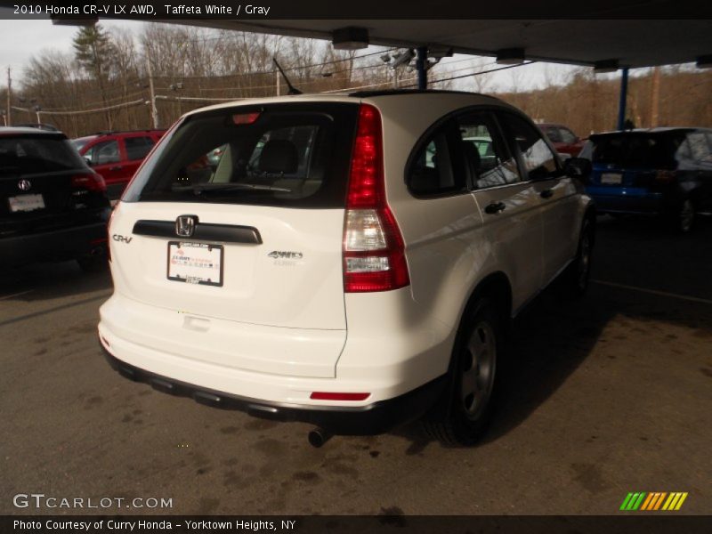 Taffeta White / Gray 2010 Honda CR-V LX AWD