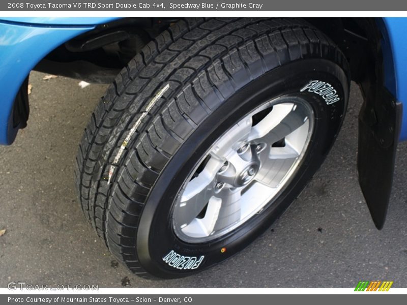 Speedway Blue / Graphite Gray 2008 Toyota Tacoma V6 TRD Sport Double Cab 4x4