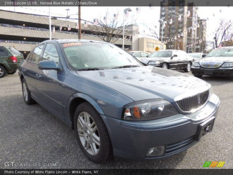 Norsea Blue Metallic / Shale/Dove 2005 Lincoln LS V8