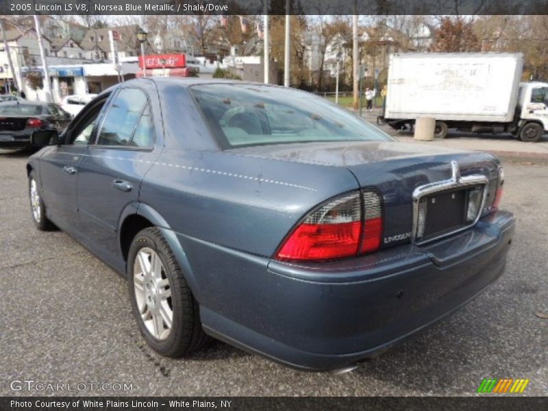 Norsea Blue Metallic / Shale/Dove 2005 Lincoln LS V8
