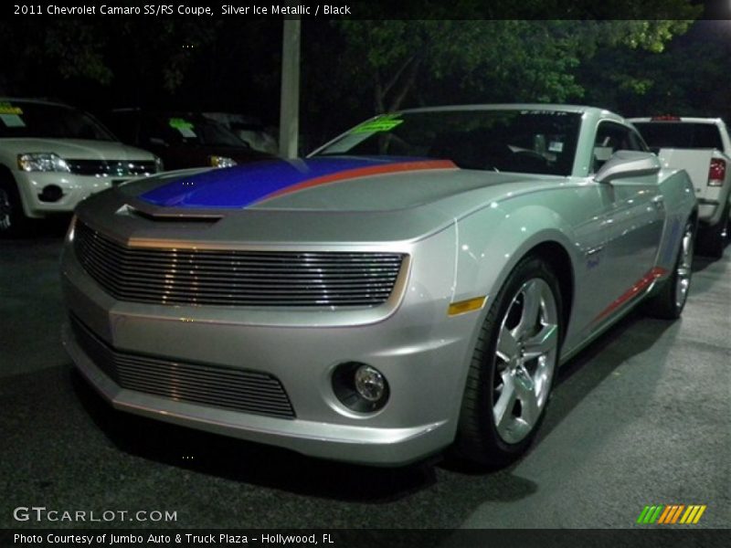 Silver Ice Metallic / Black 2011 Chevrolet Camaro SS/RS Coupe