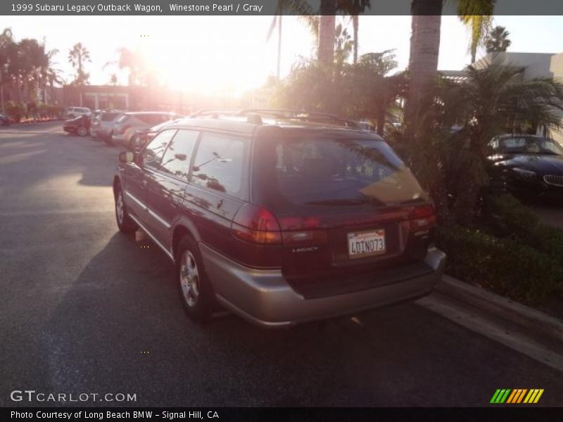 Winestone Pearl / Gray 1999 Subaru Legacy Outback Wagon