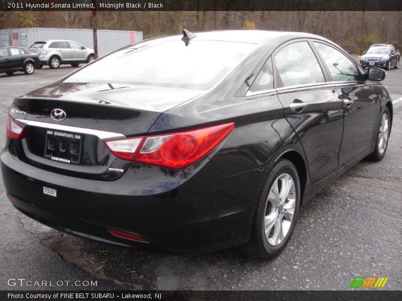 Midnight Black / Black 2011 Hyundai Sonata Limited