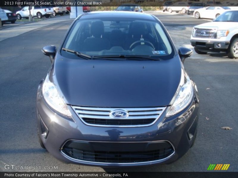 Violet Gray / Charcoal Black 2013 Ford Fiesta SE Sedan