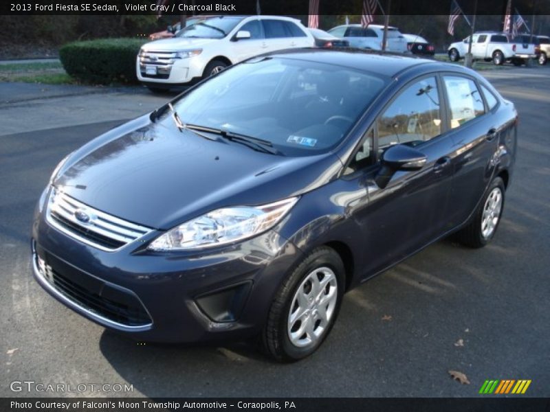 Violet Gray / Charcoal Black 2013 Ford Fiesta SE Sedan