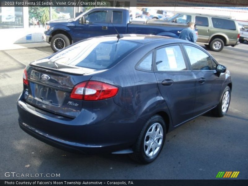 Violet Gray / Charcoal Black 2013 Ford Fiesta SE Sedan