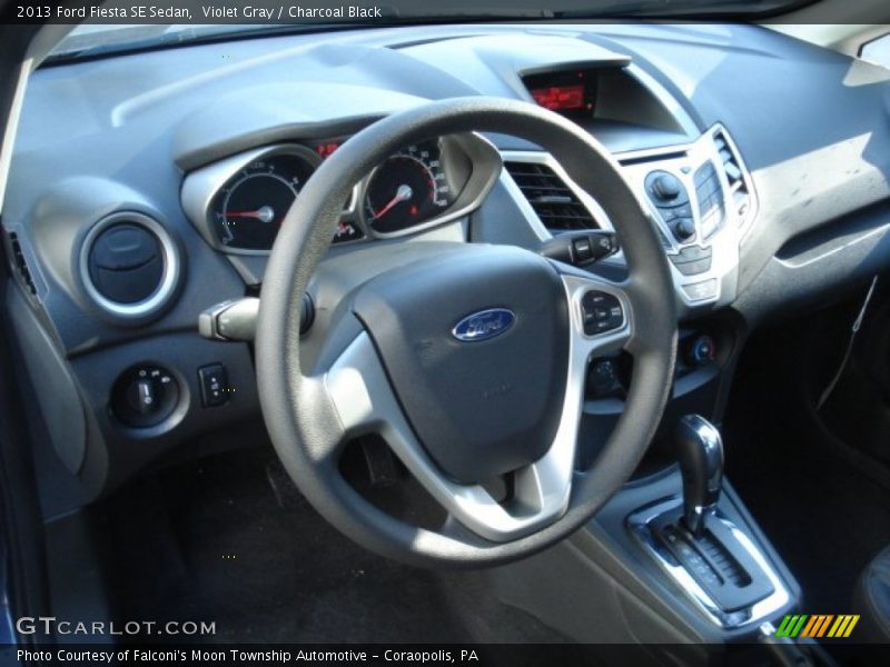 Violet Gray / Charcoal Black 2013 Ford Fiesta SE Sedan
