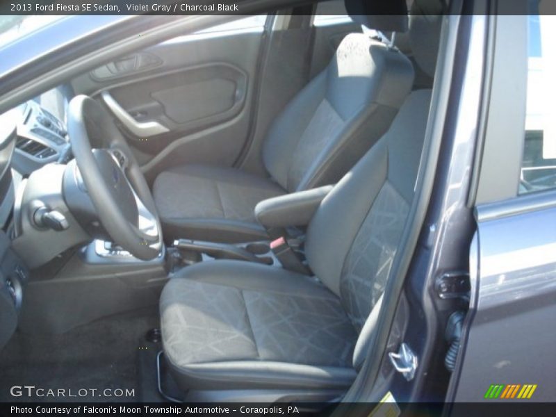 Violet Gray / Charcoal Black 2013 Ford Fiesta SE Sedan