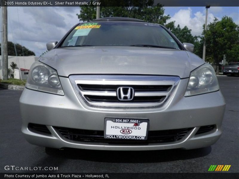 Silver Pearl Metallic / Gray 2005 Honda Odyssey EX-L