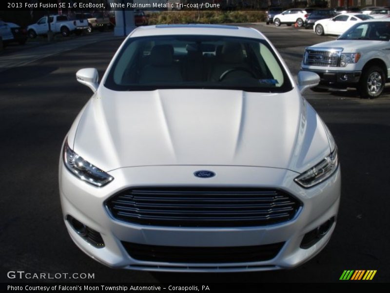  2013 Fusion SE 1.6 EcoBoost White Platinum Metallic Tri-coat