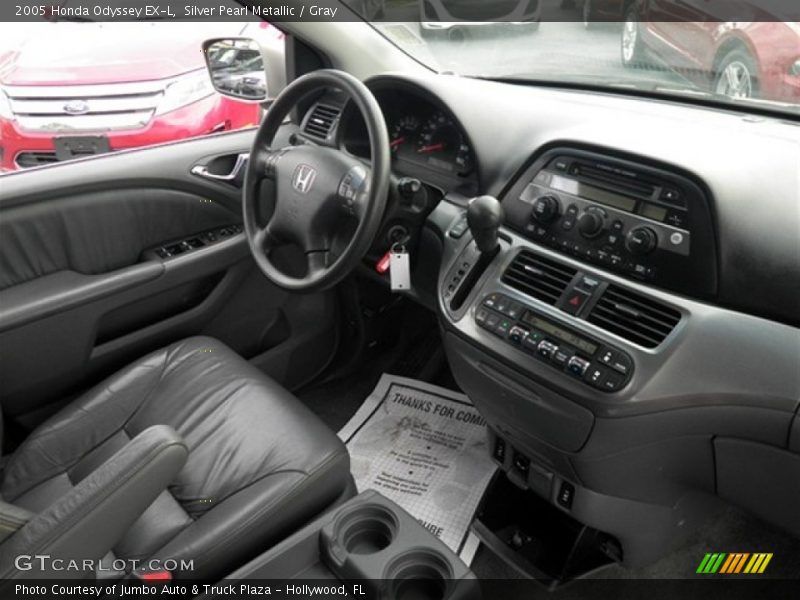 Silver Pearl Metallic / Gray 2005 Honda Odyssey EX-L