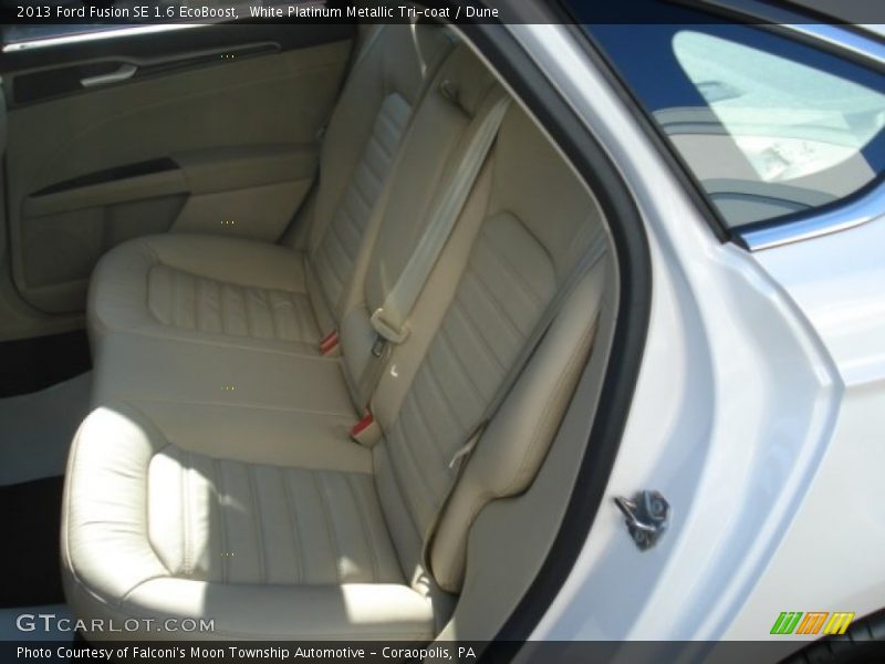 Rear Seat of 2013 Fusion SE 1.6 EcoBoost