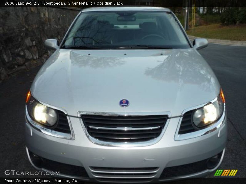 Silver Metallic / Obsidian Black 2006 Saab 9-5 2.3T Sport Sedan