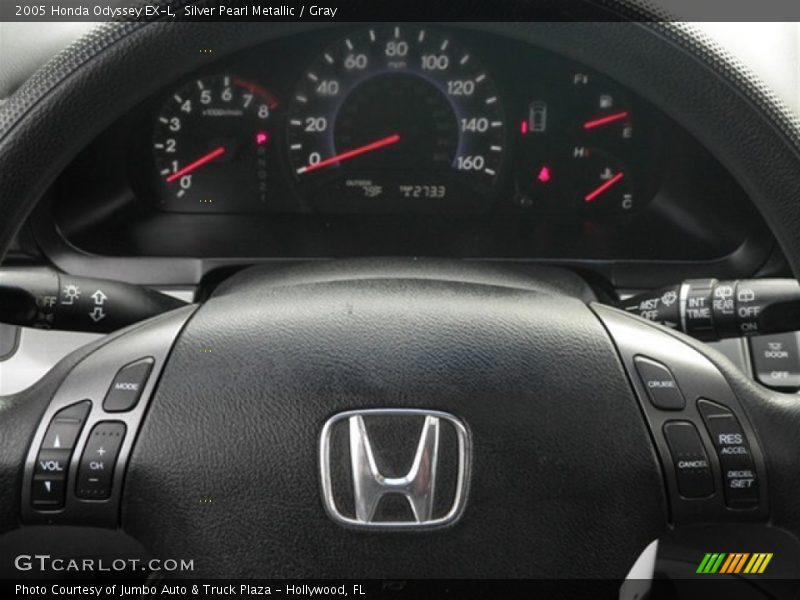 Silver Pearl Metallic / Gray 2005 Honda Odyssey EX-L