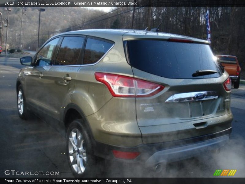 Ginger Ale Metallic / Charcoal Black 2013 Ford Escape SEL 1.6L EcoBoost