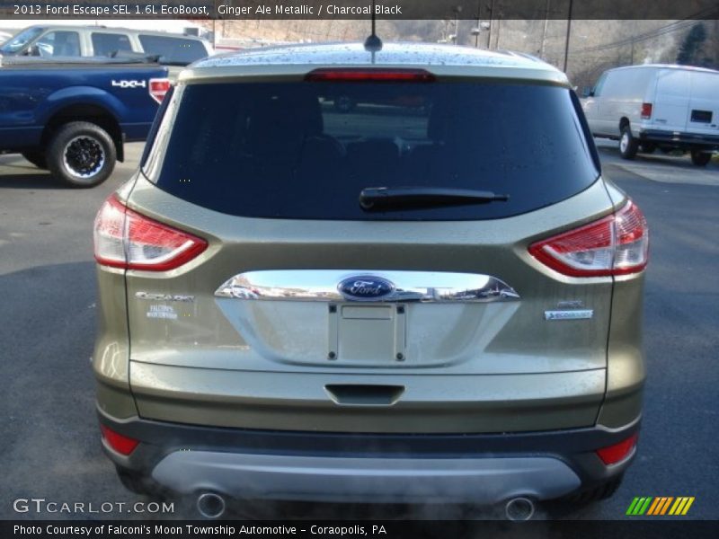 Ginger Ale Metallic / Charcoal Black 2013 Ford Escape SEL 1.6L EcoBoost