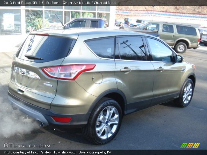 Ginger Ale Metallic / Charcoal Black 2013 Ford Escape SEL 1.6L EcoBoost