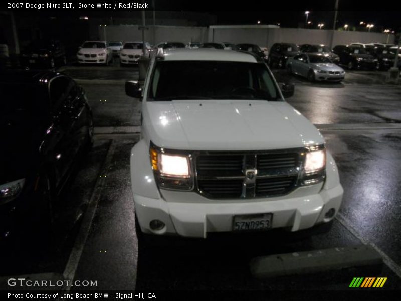 Stone White / Red/Black 2007 Dodge Nitro SLT