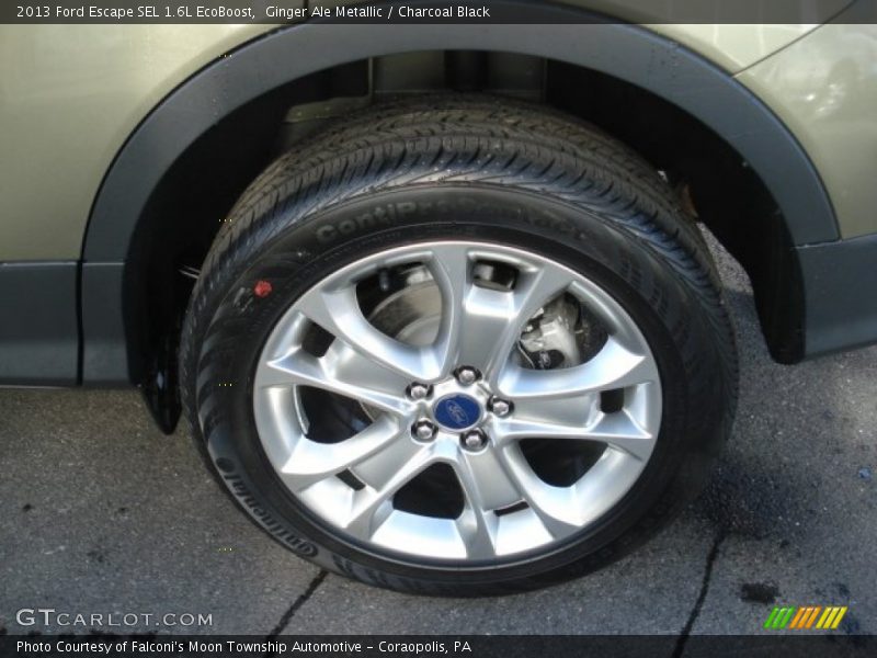 Ginger Ale Metallic / Charcoal Black 2013 Ford Escape SEL 1.6L EcoBoost