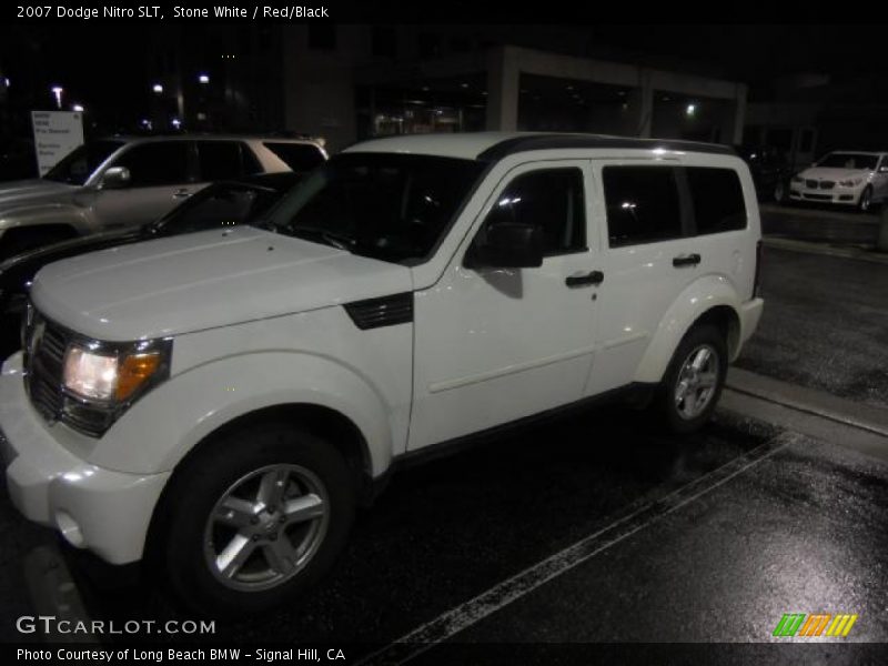 Stone White / Red/Black 2007 Dodge Nitro SLT