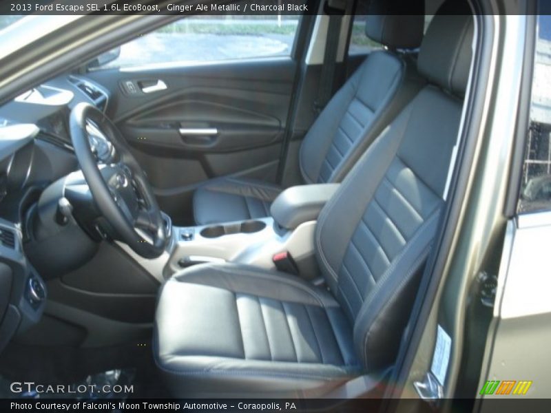 Ginger Ale Metallic / Charcoal Black 2013 Ford Escape SEL 1.6L EcoBoost