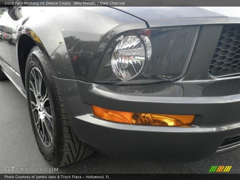 Alloy Metallic / Dark Charcoal 2008 Ford Mustang V6 Deluxe Coupe