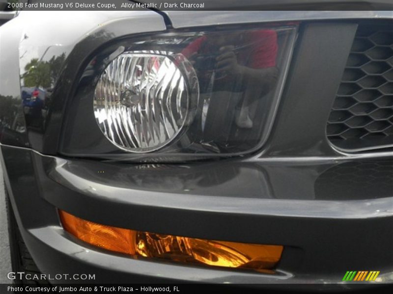 Alloy Metallic / Dark Charcoal 2008 Ford Mustang V6 Deluxe Coupe