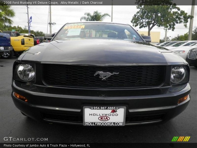 Alloy Metallic / Dark Charcoal 2008 Ford Mustang V6 Deluxe Coupe