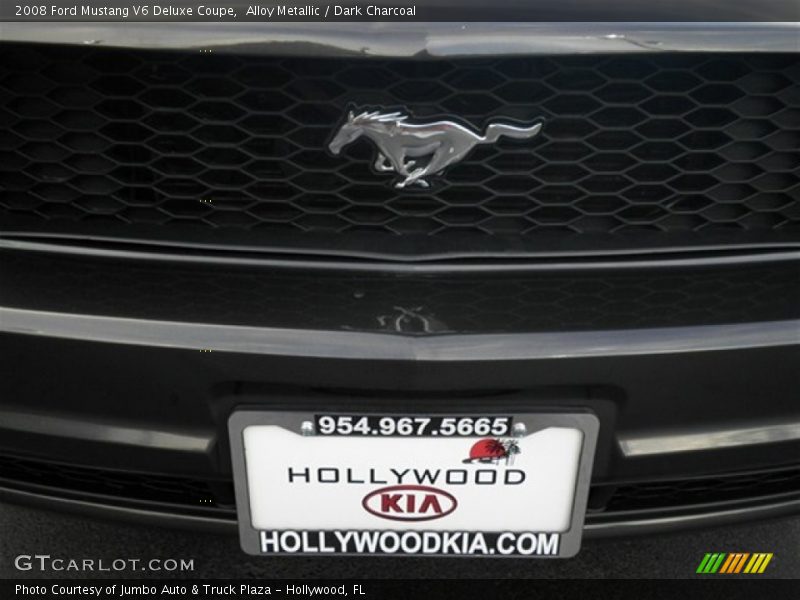 Alloy Metallic / Dark Charcoal 2008 Ford Mustang V6 Deluxe Coupe