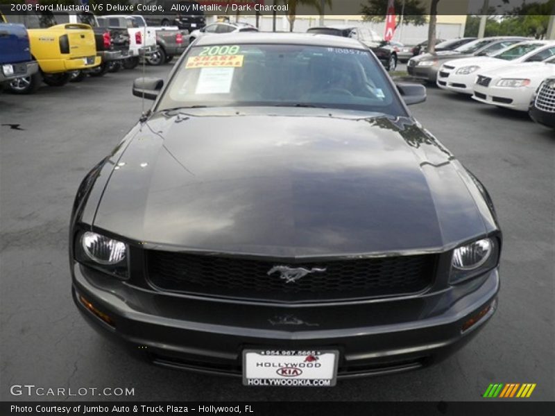 Alloy Metallic / Dark Charcoal 2008 Ford Mustang V6 Deluxe Coupe