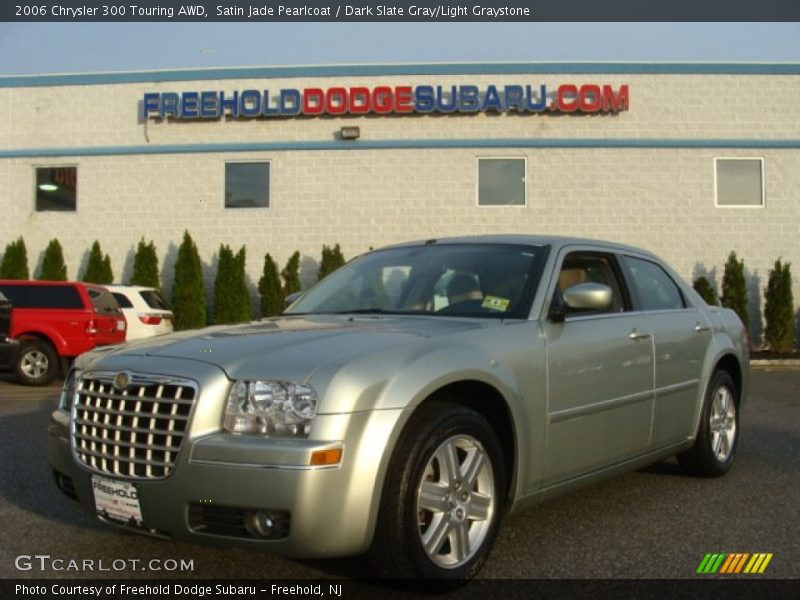 Satin Jade Pearlcoat / Dark Slate Gray/Light Graystone 2006 Chrysler 300 Touring AWD