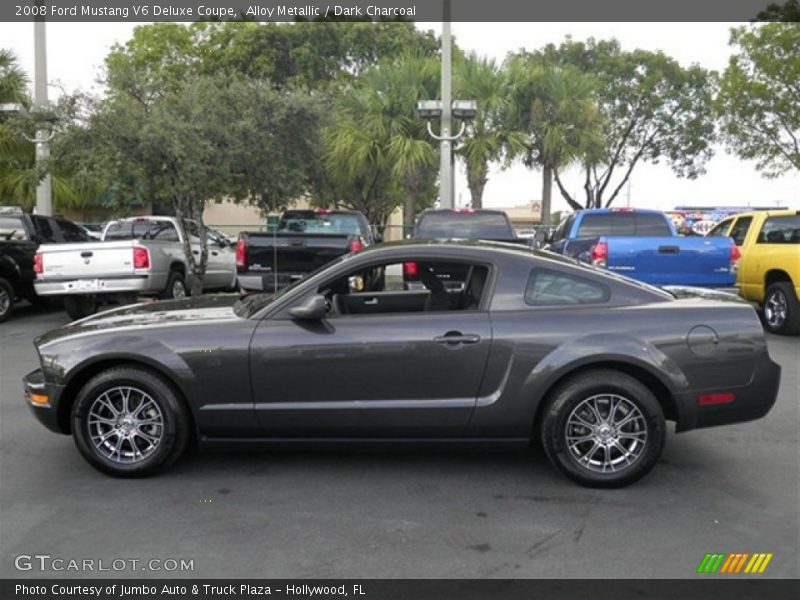 Alloy Metallic / Dark Charcoal 2008 Ford Mustang V6 Deluxe Coupe