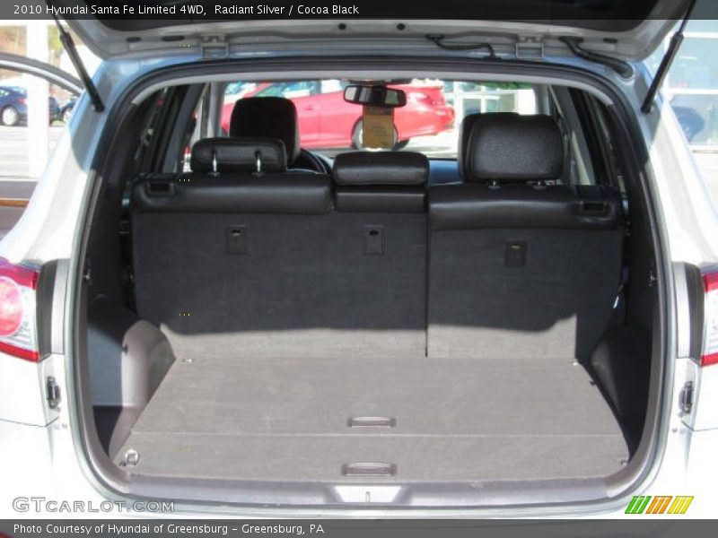 Radiant Silver / Cocoa Black 2010 Hyundai Santa Fe Limited 4WD