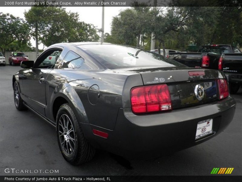 Alloy Metallic / Dark Charcoal 2008 Ford Mustang V6 Deluxe Coupe