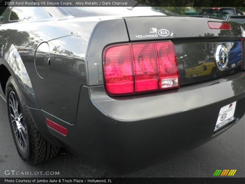 Alloy Metallic / Dark Charcoal 2008 Ford Mustang V6 Deluxe Coupe
