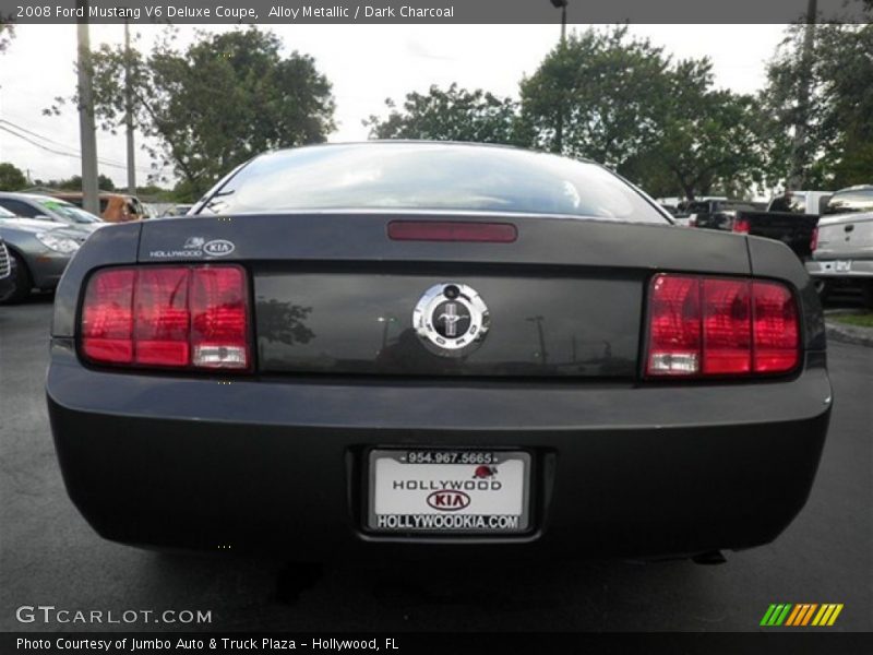 Alloy Metallic / Dark Charcoal 2008 Ford Mustang V6 Deluxe Coupe