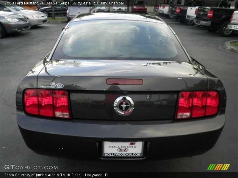 Alloy Metallic / Dark Charcoal 2008 Ford Mustang V6 Deluxe Coupe