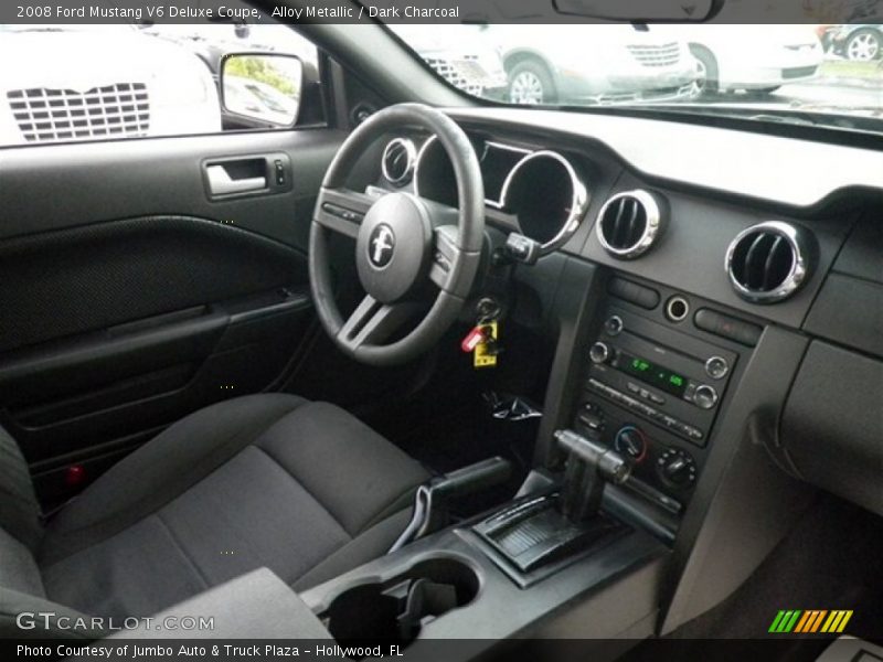 Alloy Metallic / Dark Charcoal 2008 Ford Mustang V6 Deluxe Coupe