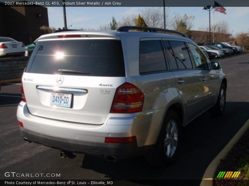 Iridium Silver Metallic / Ash Grey 2007 Mercedes-Benz GL 450